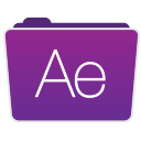 After Effects Folder Icon 128x128 png
